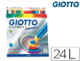 LAPICES DE COLORES GIOTTO STILNOVO ACUARELABLES CAJA DE 24 COLORES SURTIDOS