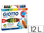LAPICES CERA GIOTTO MAXI CAJA DE 12 COLORES SURTIDOS