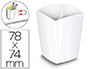 CUBILETE PORTALAPICES CEP BLANCO OPACO PLASTICO MAGNETICO 78X74X95 MM