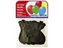 GLOBO 100% LATEX BIODEGRADABLE PASTEL NEGRO BOLSA DE 20 UNIDADES