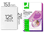 BOLSA DE PLASTIFICAR Q-CONNECT 153 X 216 MM 125 MC DIN A5 A CAJA DE 100 UNIDADES