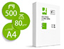 PAPEL COLOR Q-CONNECT DIN A4 80GR VERDE INTENSO PAQUETE DE 500 HOJAS