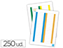 TIRA DE PAPEL PARA VISORES PACK DE 250 ETIQUETAS