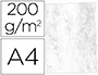 PAPEL PERGAMINO DIN A4 TROQUELADO 200 GR COLOR MARMOLEADO GRIS PAQUETE DE 25 HOJAS