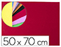 GOMA EVA LIDERPAPEL 50X70CM 60G/M2 ESPESOR 2MM TEXTURA TOALLA ROJO