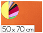 GOMA EVA LIDERPAPEL 50X70CM 60G/M2 ESPESOR 2MM TEXTURA TOALLA NARANJA