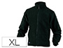 CHAQUETA DELTAPLUS POLAR CON CREMALLERA 2 BOLSILLOS COLOR NEGRO TALLA XL