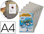 FUNDA DE PRESENTACION TARIFOLD MAGNETICA RIGIDA Y ANTI REFLEJO DIN A4 PACK DE 5 UNIDADES