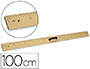 REGLA PARA ENCERADO FAIBO DE PLASTICO IMITACION MADERA 100 CM