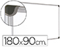 PIZARRA BLANCA BI-OFFICE MAGNETICA MAYA W CERAMICA VITRIFICADA MARCO DE ALUMINIO 180 X 90 CM CON BANDEJA PARA
