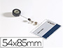 IDENTIFICADOR CON CORDON EXTENSIBLE DURABLE USO VERTICAL/HORIZONTAL 54X85 MM