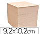 TACO PAPEL LIDERPAPEL SIN ENCOLAR CREMA 1000 HOJAS 92X102 MM 70 GR